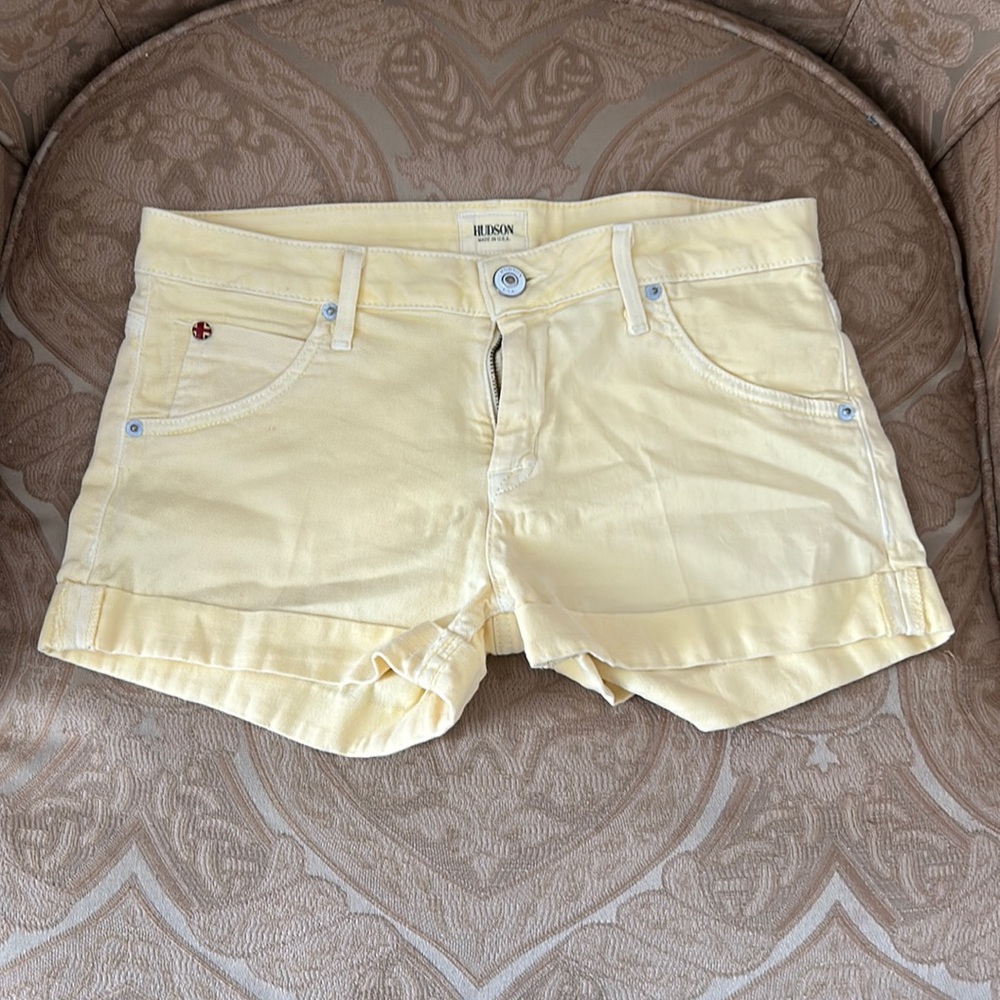 Hudson Yellow Shorts